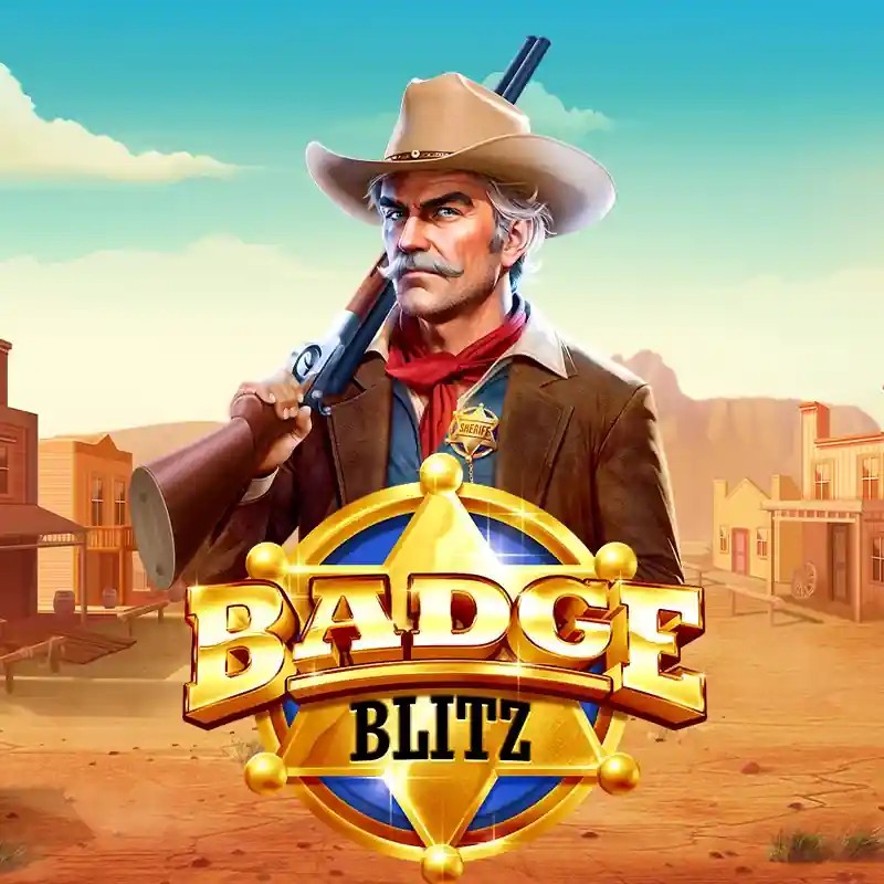 Badge Blitz logo by Pragmatic Play at Telbet Casino