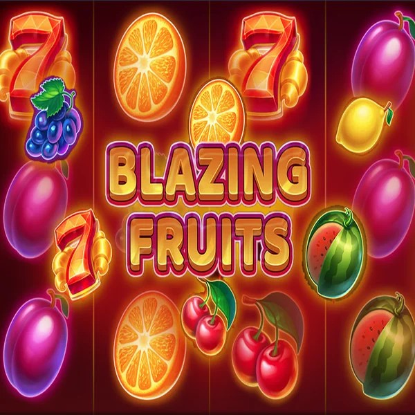 Blazing Fruits online game logo by Inbet Games on telbets.eu