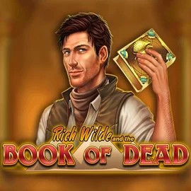Book of Dead slot visual from Play'n GO available on telbets.eu
