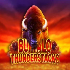 Buffalo Thunderstacks logo – Slots by Amatic Industries at Telbet Casino