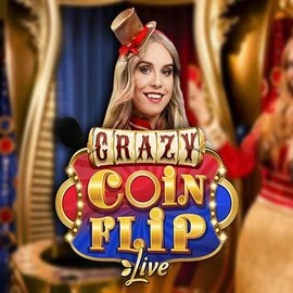 Crazy Coin Flip by Evolution, showcased at telbets.eu – game logo