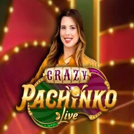 Crazy Pachinko slot visual from Evolution available on telbets.eu