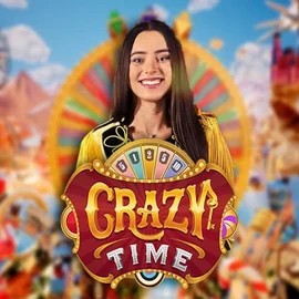 Crazy Time game by Evolution – logo hosted on Telbet Casino