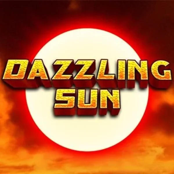 Dazzling Sun slot logo by Win Studios at Telbet Casino