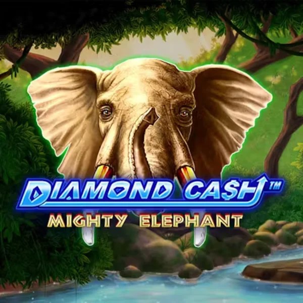 Diamond Cash Mighty Elephant slot icon by Greentube, available at Telbet Casino