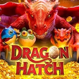 Dragon Hatch slot logo by PG Soft at Telbet Casino