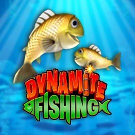 Dynamite Fishing slot logo by Inspired Gaming at Telbet Casino