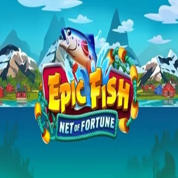 Epic Fish Net of Fortune slot logo by Quickspin at Telbet Casino