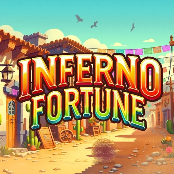 Inferno Fortune online game logo by Atomic Slot Lab on telbets.eu