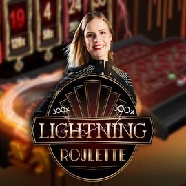Official Live Casino logo: Lightning Roulette by Evolution at Telbet Casino