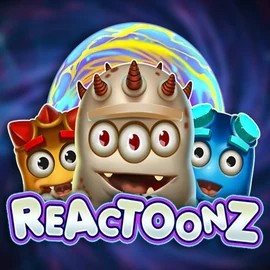Reactoonz game by Play'n GO – logo hosted on Telbet Casino
