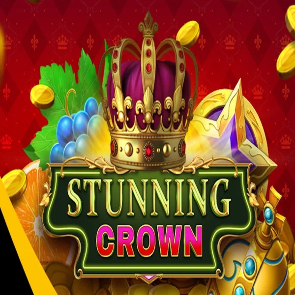 Stunning Crown slot logo by BF Games at Telbet Casino