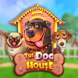 The Dog House slot logo by Pragmatic Play at Telbet Casino