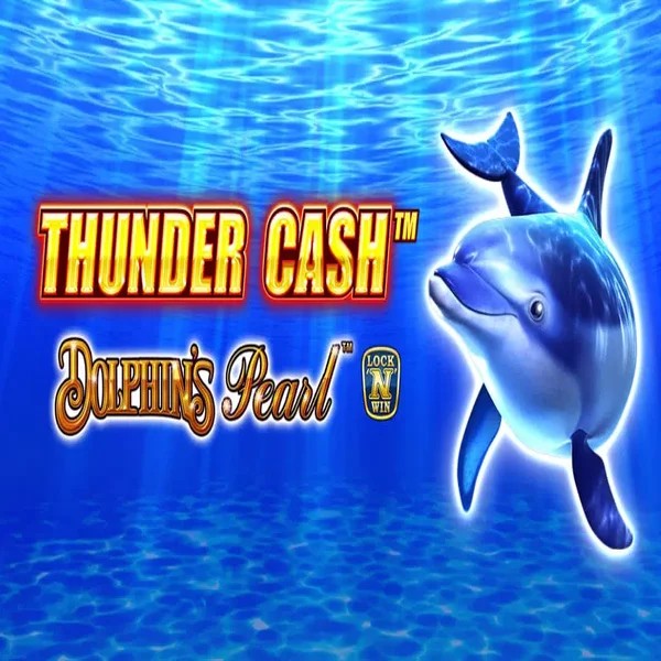 Thunder Cash Dolphins Pearl logo by Novomatic at Telbet Casino
