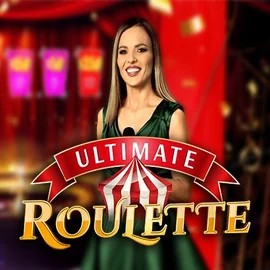 Ultimate Roulette online game logo by Ezugi on telbets.eu