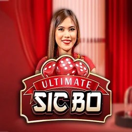 Ultimate Sic Bo slot logo by Ezugi at Telbet Casino